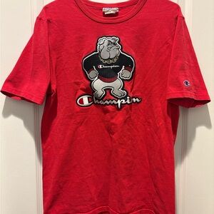 Georgia Bulldogs NCAA Football Champion Shirt UGA Gold Chain